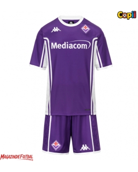 Fiorentina Echipament de Fotbal Replică 2025-26 Copii Acasa (+ Șorturi)
